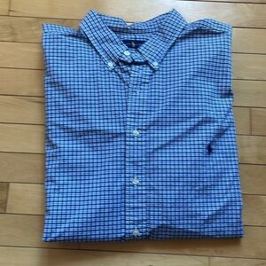 Ralph Lauren Men's Blue Checkered Shirt
